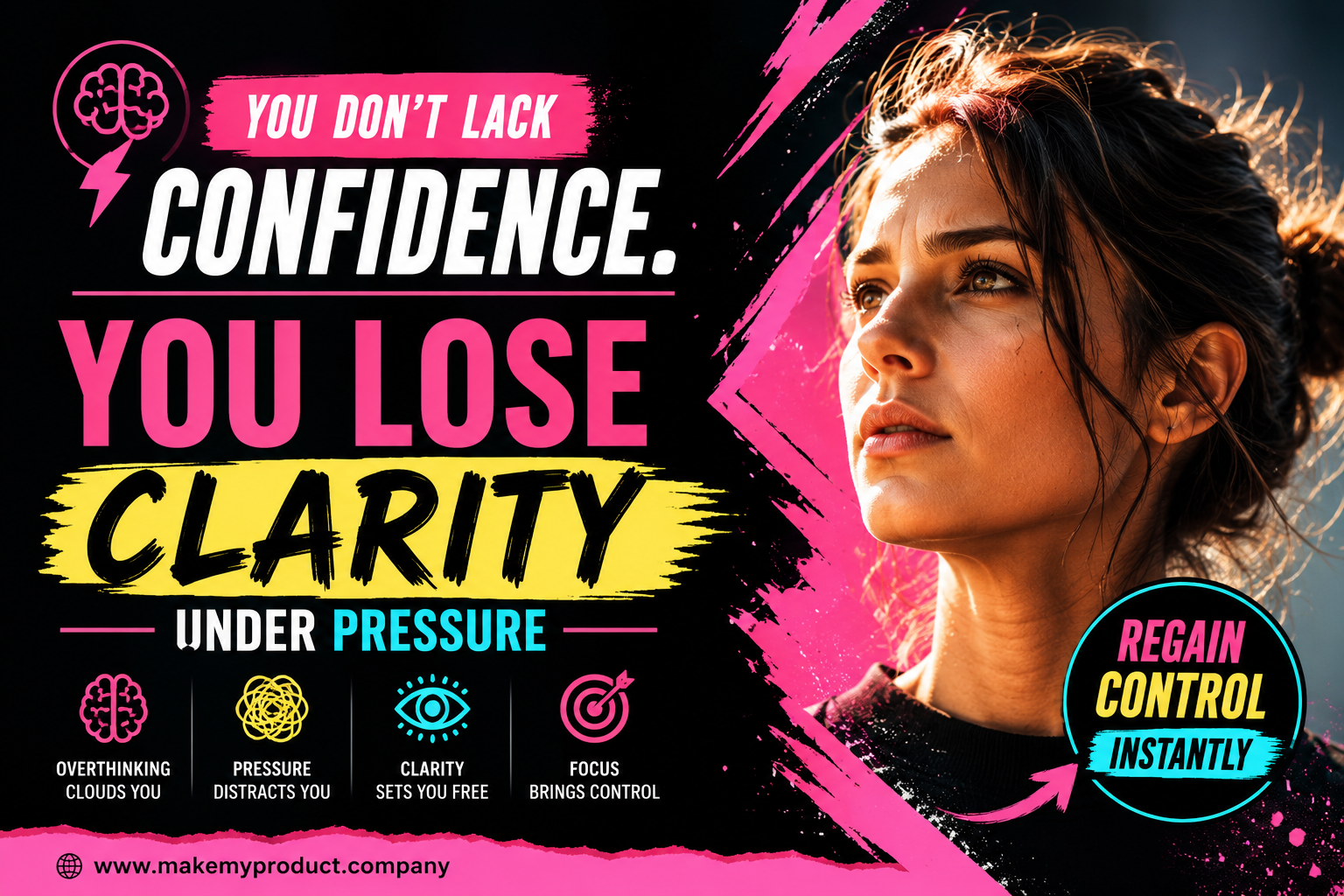 You Don’t Lack Confidence. You Lose Clarity Under Pressure The Hidden Reason High Performers Freeze, and How to Regain Control Instantly